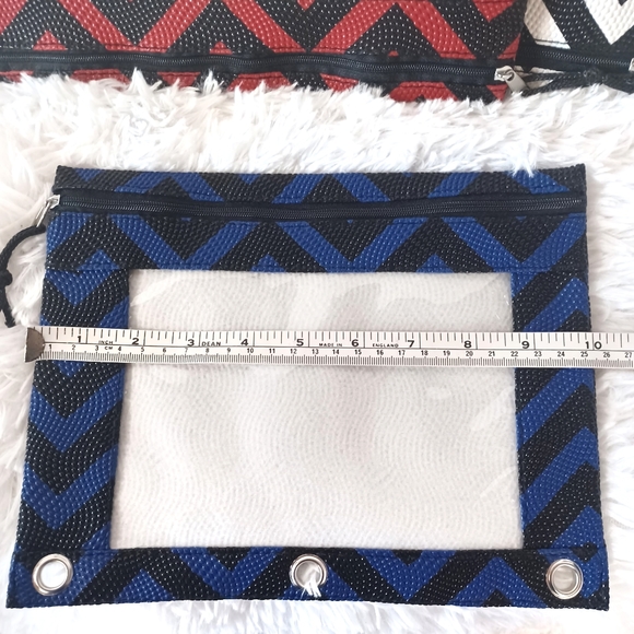 Blue, Red and White S/M Size Zipper Close Bags (3) - Picture 5 of 12